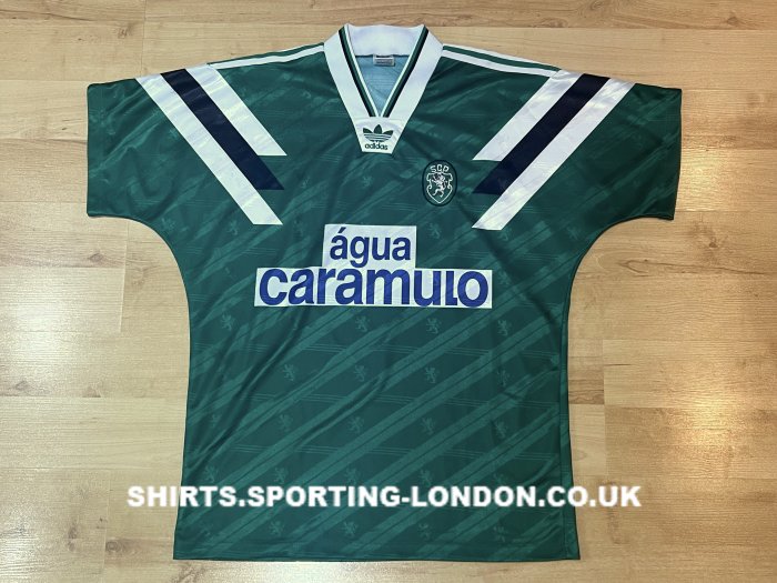1992-1993 ALTERNATIVE GREEN SHIRT FRONT