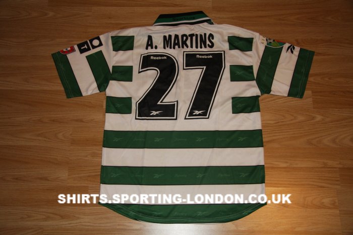 2000-2001 HOME SHIRT BACK