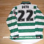 2000-2001 HOME SHIRT BACK 