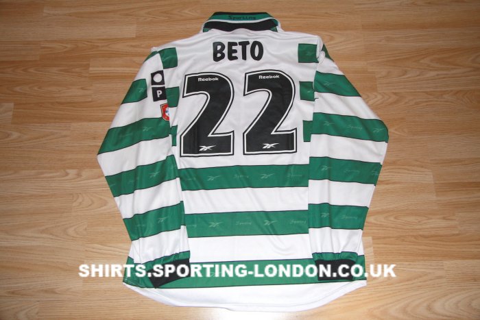 2000-2001 HOME SHIRT BACK 