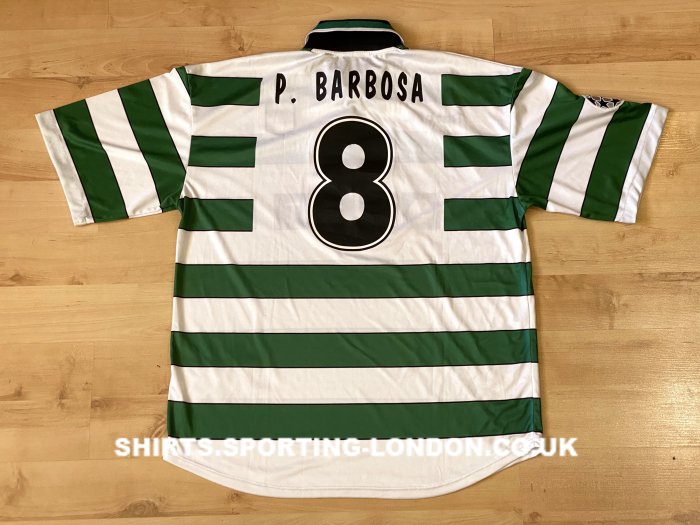 2000-2001 CHAMPIONS LEAGUE SHIRT BACK