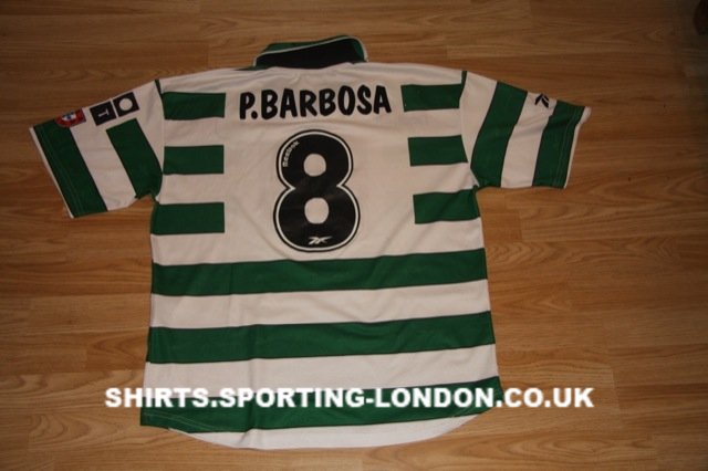 2000-2001 HOME SHIRT BACK