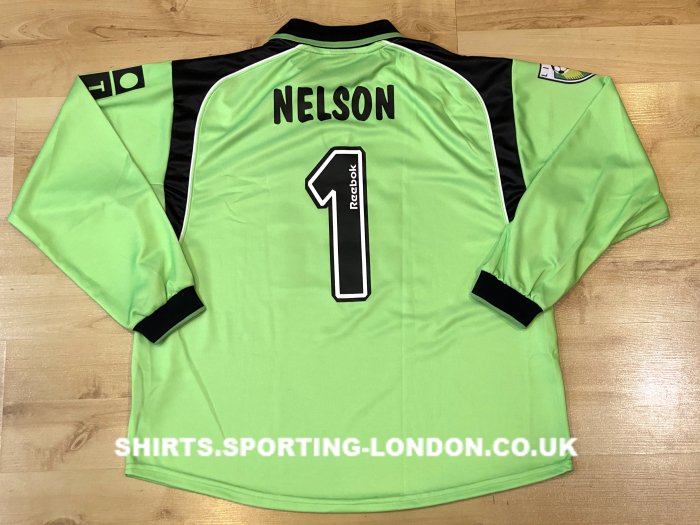 2001-2002 GOALKEEPER SHIRT BACK
