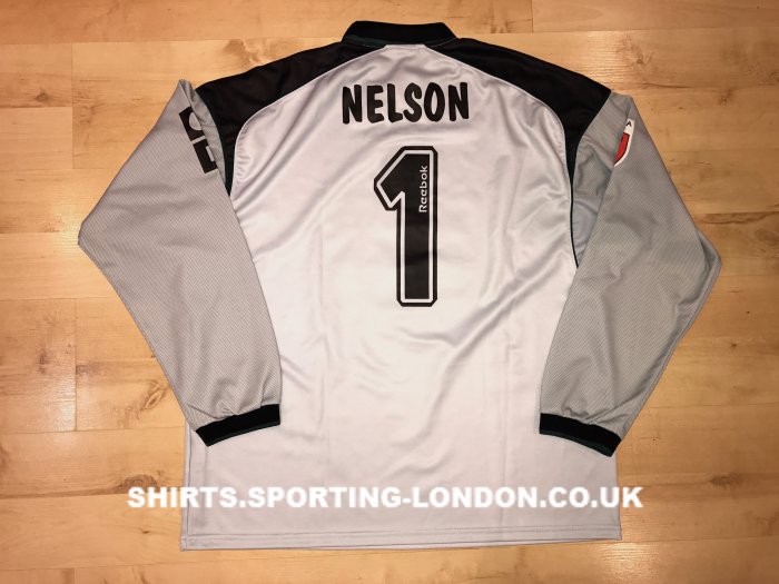 2001-2002 GOALKEEPER SHIRT BACK
