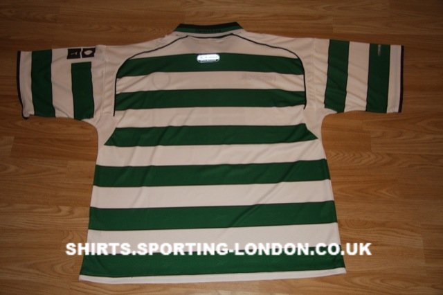 2001-2002 HOME SHIRT BACK