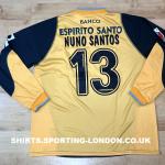 2002-2003 GOALKEEPER SHIRT BACK