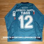 2002-2003 GOALKEEPER SHIRT BACK