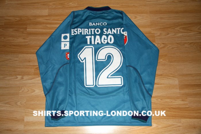 2002-2003 GOALKEEPER SHIRT BACK