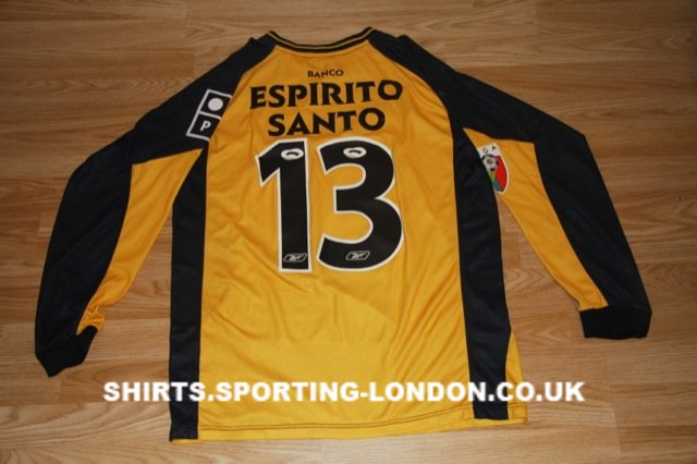 2003-2004 GOALKEEPER SHIRT BACK