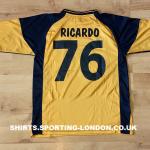 2003-2004 GOALKEEPER SHIRT BACK