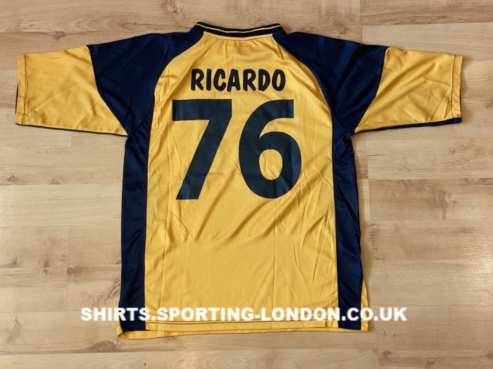 2003-2004 GOALKEEPER SHIRT BACK