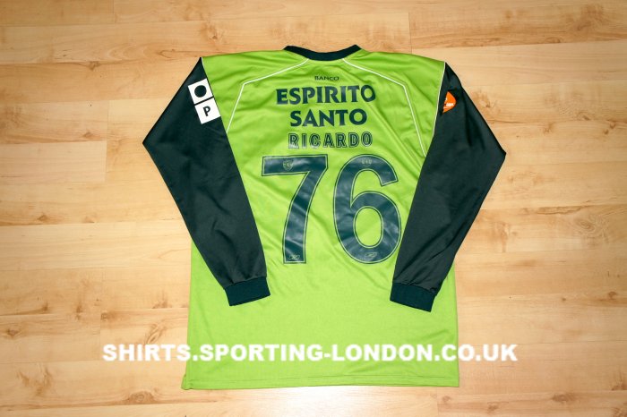 2004-2005 GOALKEEPER SHIRT BACK