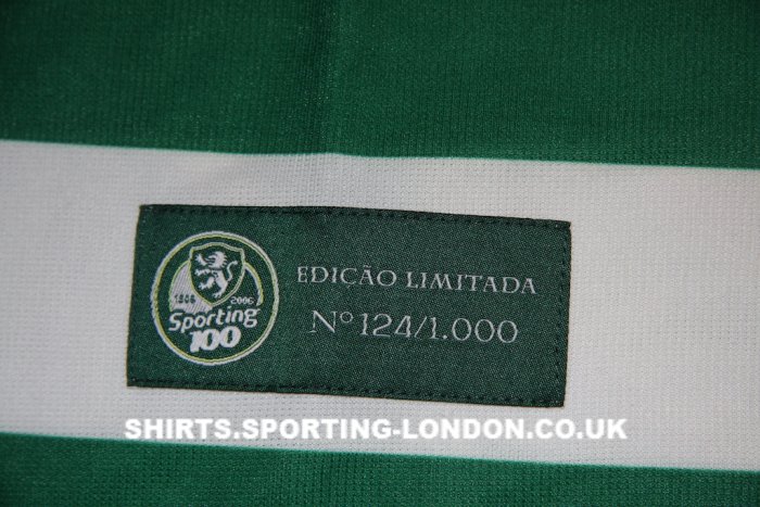 2005-2006 HOME SHIRT SERIAL *CENTENARY* LIMITED EDITION