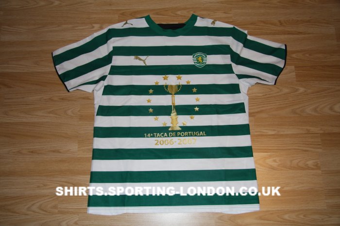 2006-2007 MAIN SHIRT PORTUGUESE CUP WINNERS FRONT