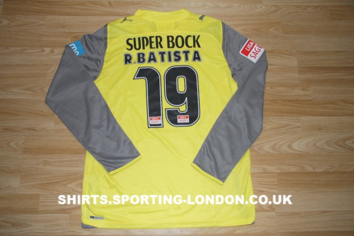 2009-2010 GOALKEEPER SHIRT BACK