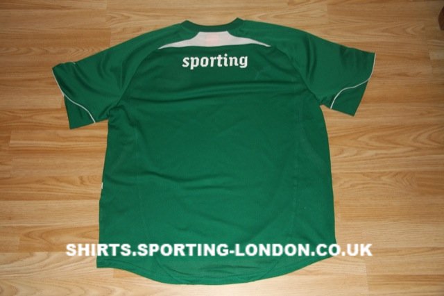 2010-2011 TRAINING SHIRT BACK
