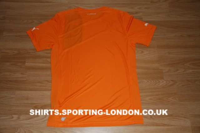 2012-2013 SAMPLE ORANGE SHIRT BACK