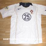 2004 Portuguese National Team alternative shirt - front