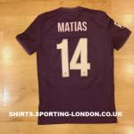 2015/16 FIORENTINA HOME SHIRT BACK