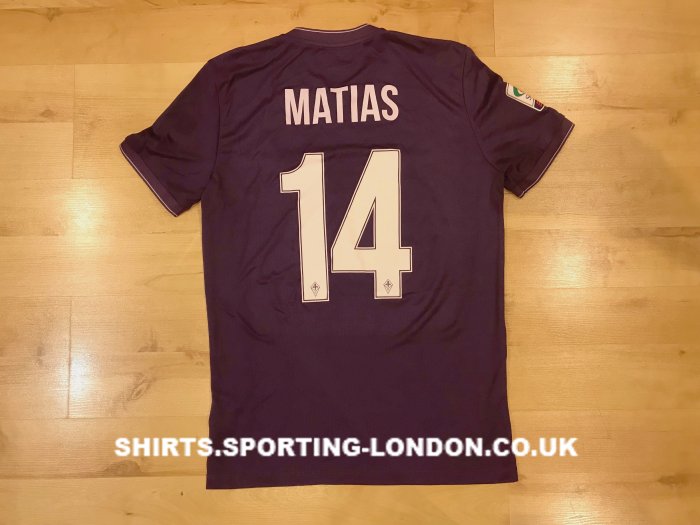 2015/16 FIORENTINA HOME SHIRT BACK