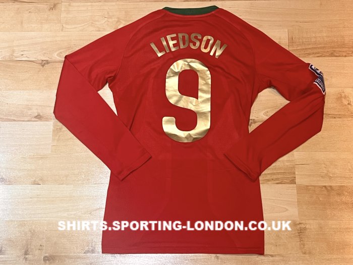 2009 PORTUGAL HOME SHIRT BACK