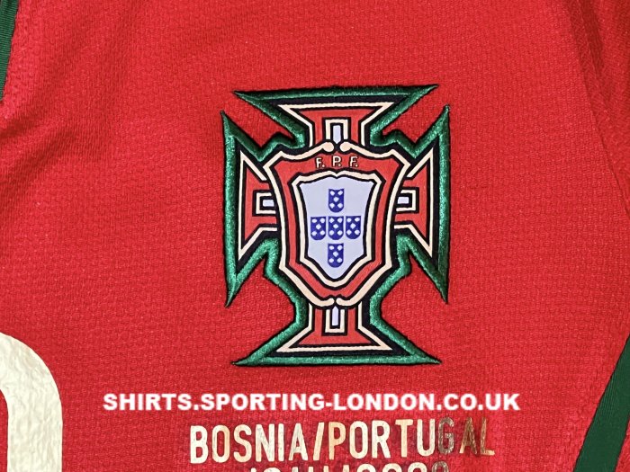 2009 PORTUGAL HOME SHIRT CREST