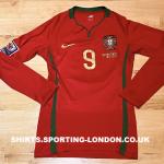 2009 PORTUGAL HOME SHIRT FRONT