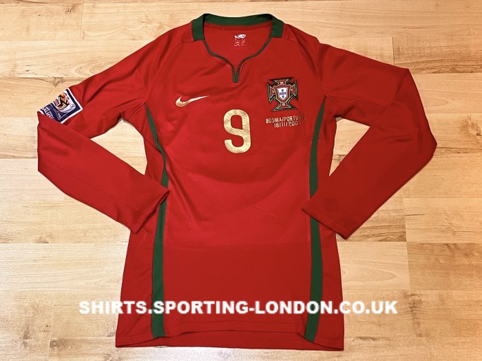 2009 PORTUGAL HOME SHIRT FRONT