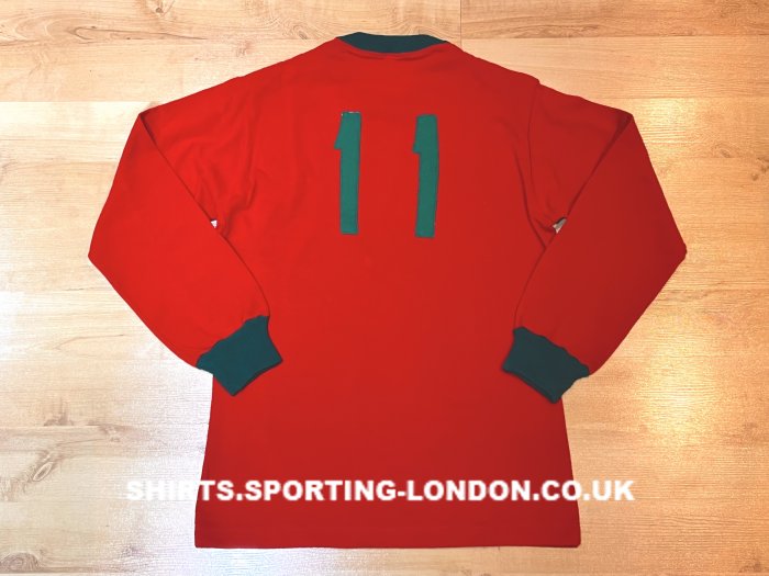 1966 PORTUGAL HOME SHIRT - BACK