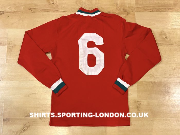 1973 - 1976 PORTUGAL HOME SHIRT BACK