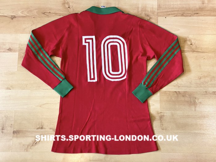 1983 PORTUGAL HOME SHIRT BACK