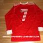 1984 PORTUGAL HOME SHIRT BACK