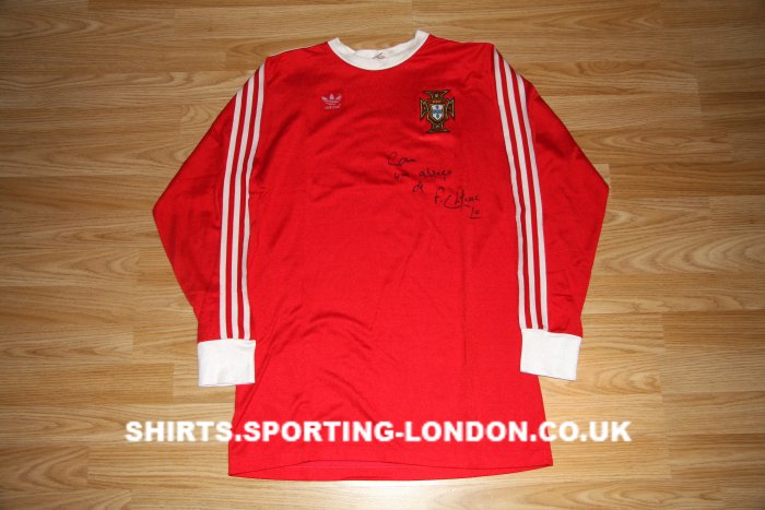 1984 PORTUGAL HOME SHIRT FRONT