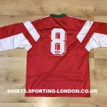 1990 - 1992 PORTUGAL HOME SHIRT BACK