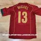 2004 PORTUGAL HOME SHIRT BACK
