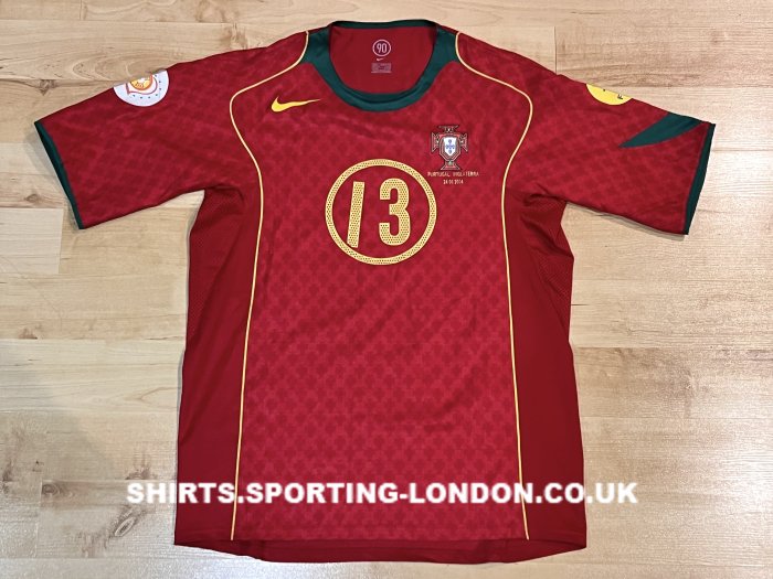 2004 PORTUGAL HOME SHIRT FRONT