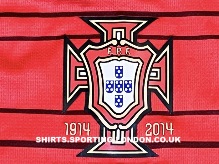 2014 PORTUGAL HOME SHIRT CREST