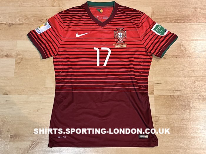 2014 PORTUGAL HOME SHIRT FRONT