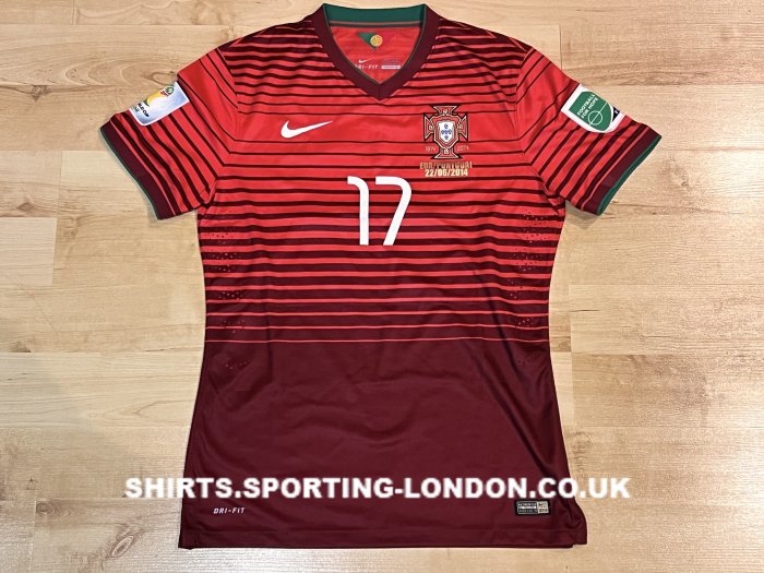 2014 PORTUGAL HOME SHIRT FRONT