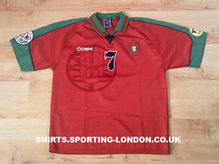 1996 PORTUGAL HOME SHIRT FRONT