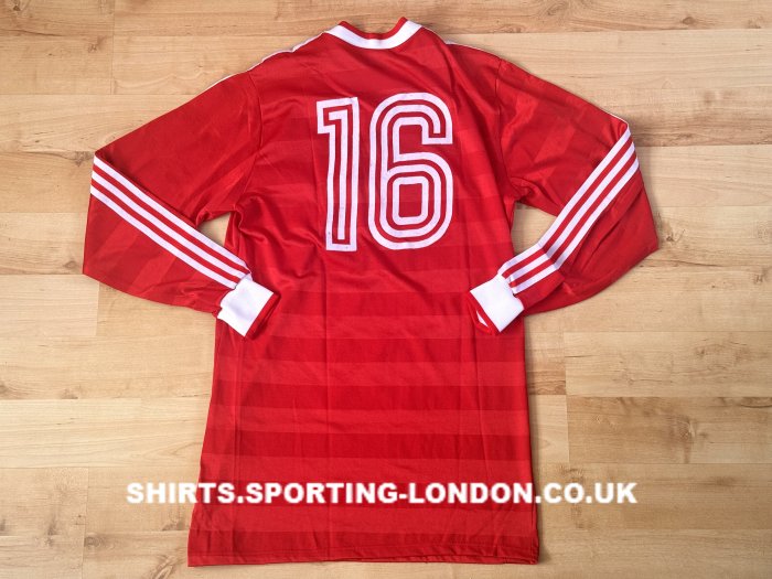 1986 PORTUGAL HOME SHIRT BACK