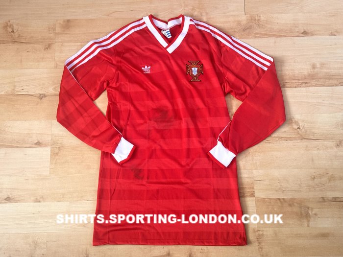 1986 PORTUGAL HOME SHIRT FRONT