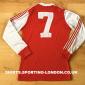 SPORTING CLUBE DE BRAGA HOME 1978 - BACK